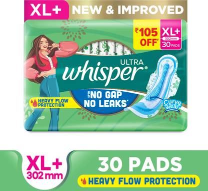 Whisper ULTRA HYGIENE+COMFORT XL+, FOR HEAVY FLOW Sanitary Pad