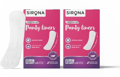 SIRONA Ultra Soft Thin Daily Use Panty Liners for Women Pantyliner