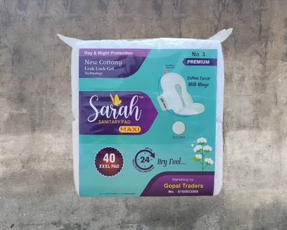 Sarah Super Maxi with Odor Neutralizer, 40 pads Sanitary Pad