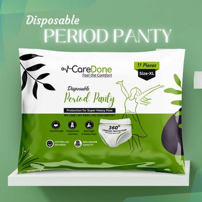 CareDone Disposable Period Panty for Heavy Flow Sanitary Pad