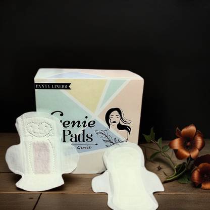Genie Pads Mini Genie Ultra Soft Spot Days Suitable for White Discharges Everyday Use Pantyliner