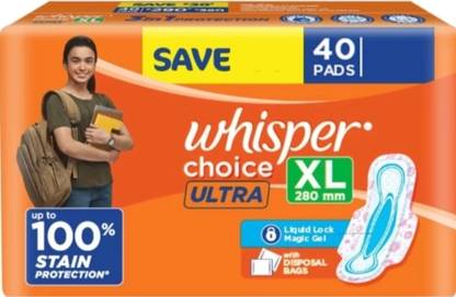 Whisper choice Ultra XL wigh sanitary pads Sanitary Pad