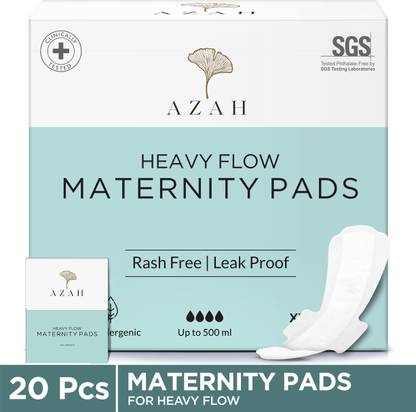 AZAH XXXL Super Absorbent Maternity Pads After Delivery for Ultra Heavy Flow Sanitary Pad