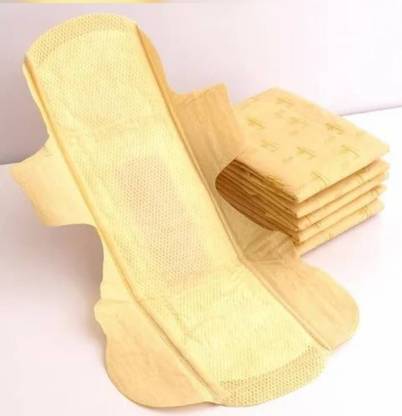 safe women Sanitary Pads XL Size- Bamboo Fiber Organic Rash Free - Biodegradable Pads Sanitary Pad