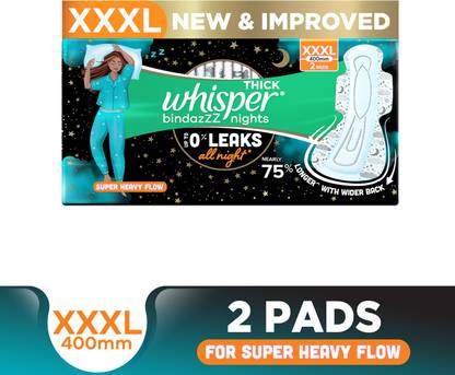 Whisper Bindazzz Nights Sanitary Pad