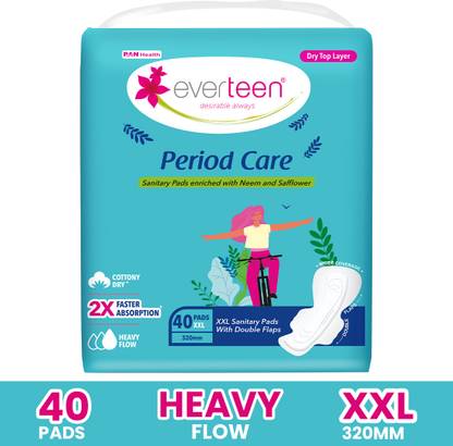 everteen Period Care XXL Dry with Neem and Safflower Sanitary Pad