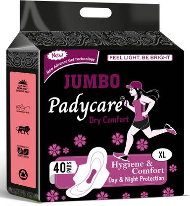 Padycare Naturally Soft XL Sanitary Pad With Anti Leak Flow, Extra Soft and Drynet Sanitary Pad