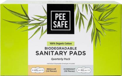 Pee Safe Sanitary Pads Subscription Box- Quaterly Sanitary Pad