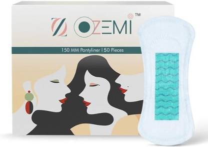 Ozemi Anti-Bacterial Anion 150MM Panty Liner for Women Pre & Post-Period, Discharge Pantyliner