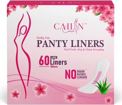 Cailin Care Antibacterial Anion Stripr With Aloe Vera Daily use (Size - 180mm|Large) Pantyliner