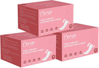 nivve Cottony Soft Panty Liners |Odour Control | For Daily Discharge & Light Flow Pantyliner