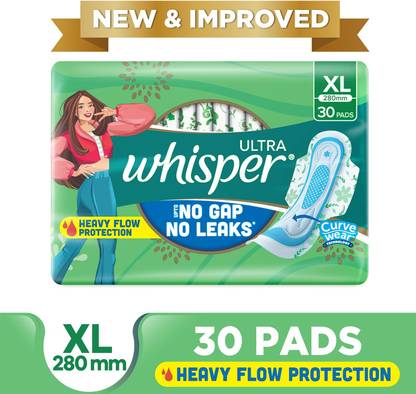 Whisper Ultra Hygiene+Comfort XL Heavy Flow Sanitary Pad