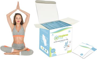 Hygiene Plus Sanitary Napkin Ultra Thin Soft with ANION & CUFF Size XL Sanitary Pad