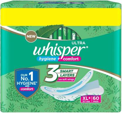 Whisper Ultra clean XL+ Sanitary Pad