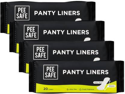 Pee Safe Panty Liners For Women Daily Use | Cottony Soft Surface | 155mm Optimum Coverage Pantyliner