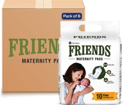 Friends Maternity Pads with Elastic Loop for Post Pregnancy Bleeding Sanitary Pad