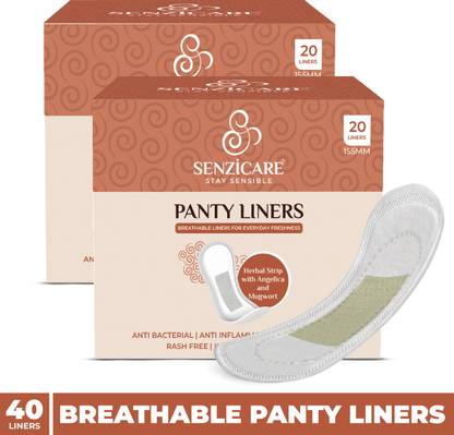 Senzicare Herbal Panty Liner | Breathable & Rash Free Pantyliner