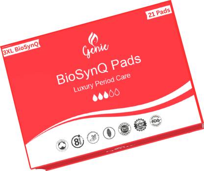 Genie Pads BioSynQ Luxury Period Care Sanitary Pad