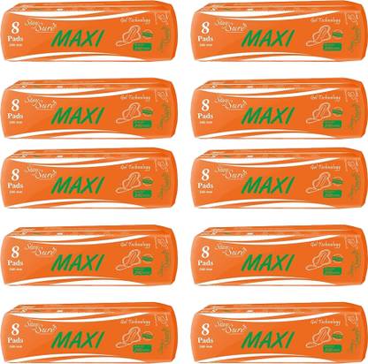 Staysure Maxi 240mm Extra cottony - 8 pads pack L size Sanitary Pad