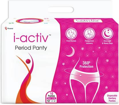 i-activ Period Panty for Women, Pack of 10