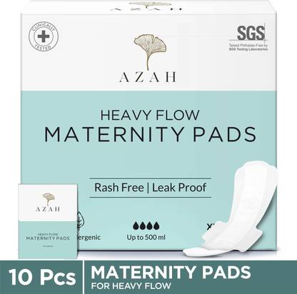 AZAH XXXL Super Absorbent Maternity Pads After Delivery for Ultra Heavy Flow Sanitary Pad