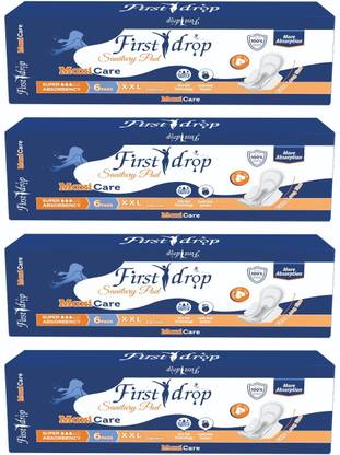 First drop XXL Maxi Regular girls & women 6 pcs (pack of 4) Sanitary Pad