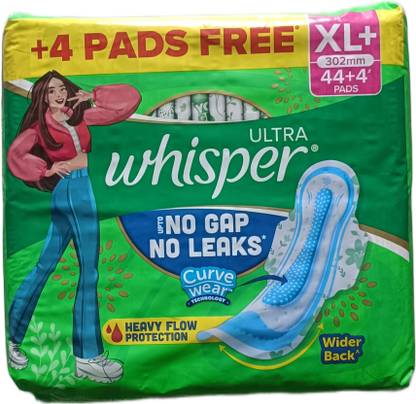 Whisper ultra XL+ heavy flow no gap no leaks UUYY 1 Sanitary Pad