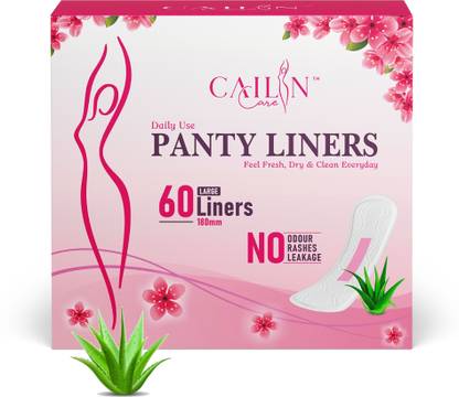 Cailin Care Aloevera Infused Daily Use Anion Chip (Size - 180mm|Large) Pantyliner