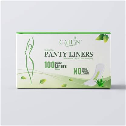 Cailin Care Aloe Vera Gel Infused Ultra Thin (155mm Small Size) Pantyliner