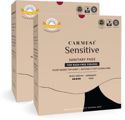 Carmesi Sensitive Sanitary Pads (20 XXL) Sanitary Pad