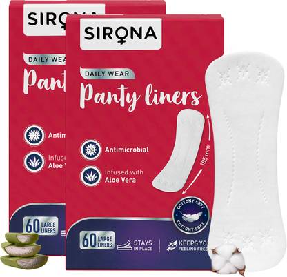 SIRONA Ultra Soft Thin Daily Use Panty Liners for Women Pantyliner