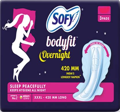 SOFY Bodyfit overnight pad xxxl pack of 1 Sanitary Pad