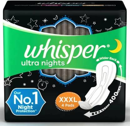 Whisper ultra nights XXXL ( 4 pads ) Sanitary Pad