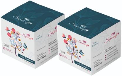 CPL SUPERSOFT Supersoft fresh Pantyliner (combo of 2) 40 liners everyday use Pantyliner