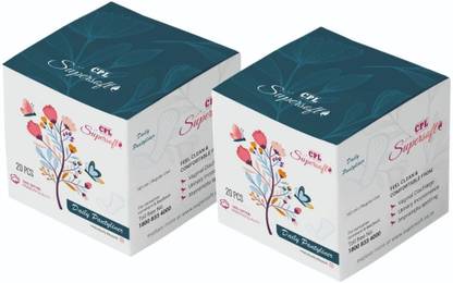 CPL SUPERSOFT Supersoft fresh Pantyliner (combo of 2) 40 liners everyday use Pantyliner