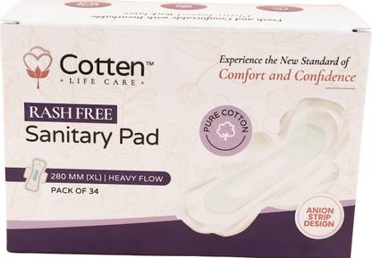 cotten life care SANITARY PADS HEAVY FLOW Sanitary Pad