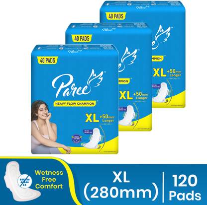 Paree Dry Feel XL with Leakage Protection & Quick Absorbption Sanitary Pad