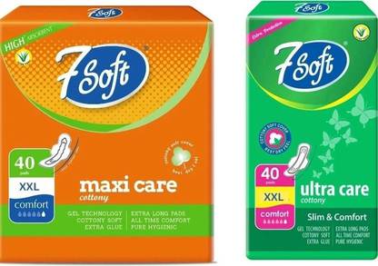 morecare 7_soft maxi care & ultra care XXL sanitary pads (80 pads) Sanitary Pad