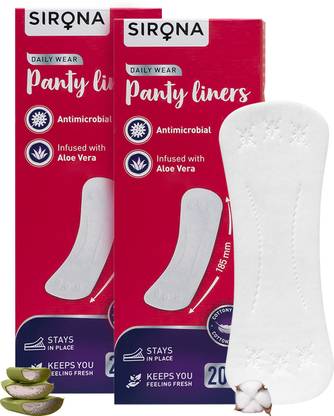 SIRONA Cottony Soft Daily Wear Panty Liners for Women Pantyliner