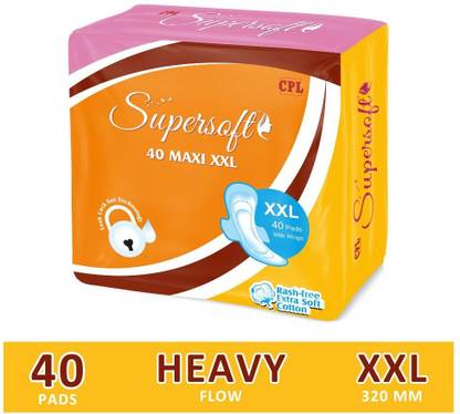 CPL SUPERSOFT XXL Maxi Secure Premium 40 Pads Sanitary Pad