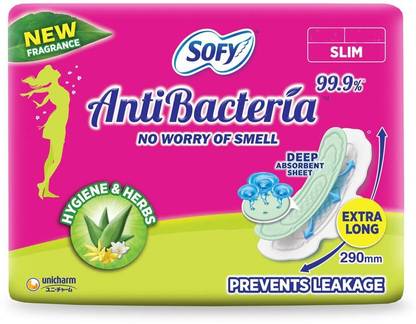 SOFY Antibacterial Pads Xl - (47) Sanitary Pad