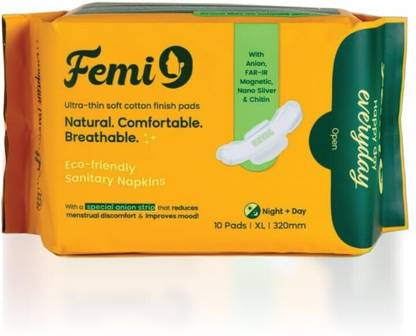 Femi9 320mm XL Anion Organic Sanitary Pad Sanitary Pad