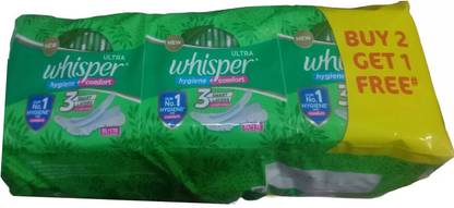 Whisper ultra hygiene comfort xL 45 pads 45 Sanitary Pad
