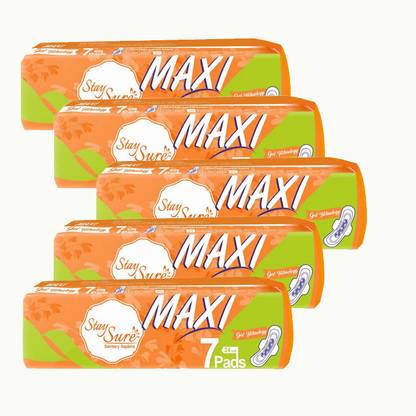 Staysure Maxi 240mm extra cottony - 7 pads pack L size Sanitary Pad