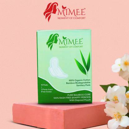 MIMEE ECOSOFT ORGANIC PREMIUM SANITARY PADS / BAMBOO FIBER 100% BIODGRADABLE Sanitary Pad