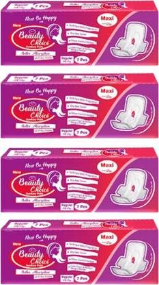 Beauty Choice Maxi Regular, 7pcs - Dry Net, High Absorbency, Anti-Odor, No Leaks, Magic Gel Sanitary Pad
