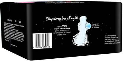 Whisper Bindazzz Nights XXXL Sanitary Pad