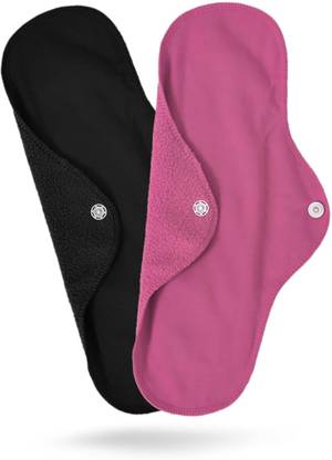 AEREX Reusable Cloth Period Pads Absorbent Sanitary Pad Leak Proof Pads With Wings Sanitary Pad