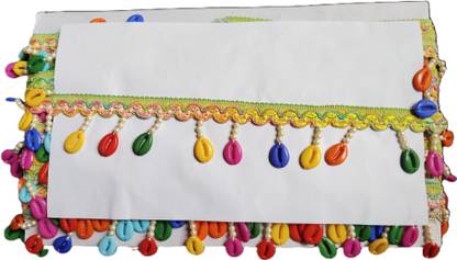 MARUTI KRUPA ENTERPRISE MAKE MULTICOLOR KODI 4.5 METER FANCY Cotton Blend Saree Falls