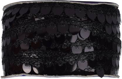 MARUTI KRUPA ENTERPRISE MAKE SEQUENCE FOR BRIDAL,BLOUSE,LAHENGA,DUPPATTA GOTA PATTI Cotton Blend Saree Falls